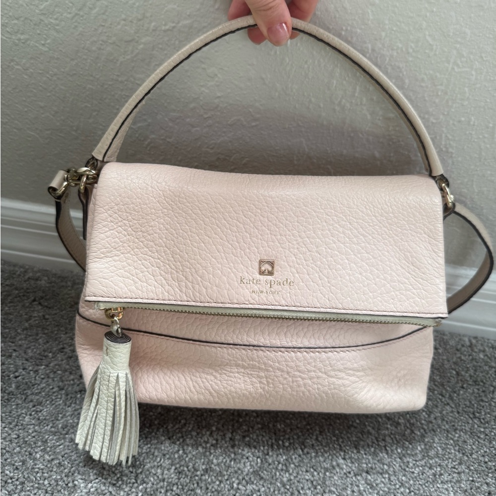 Kate Spade Leather Soft Pink/Cream Bag